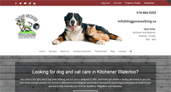 Desktop Screenshot of doggonewalking.ca