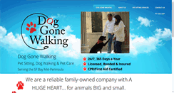 Desktop Screenshot of doggonewalking.net