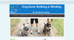 Desktop Screenshot of doggonewalking.com.au
